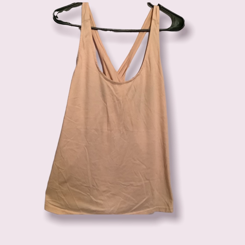 City Streets athletic top, size XL, color light pink
